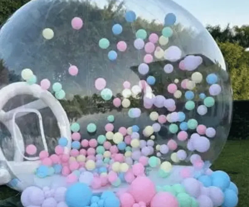 vue d'une bubble house de face