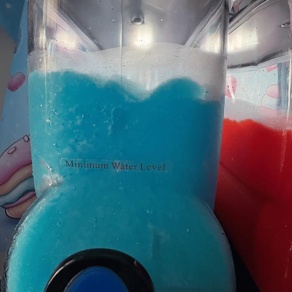 Machine à granita goût framboise
