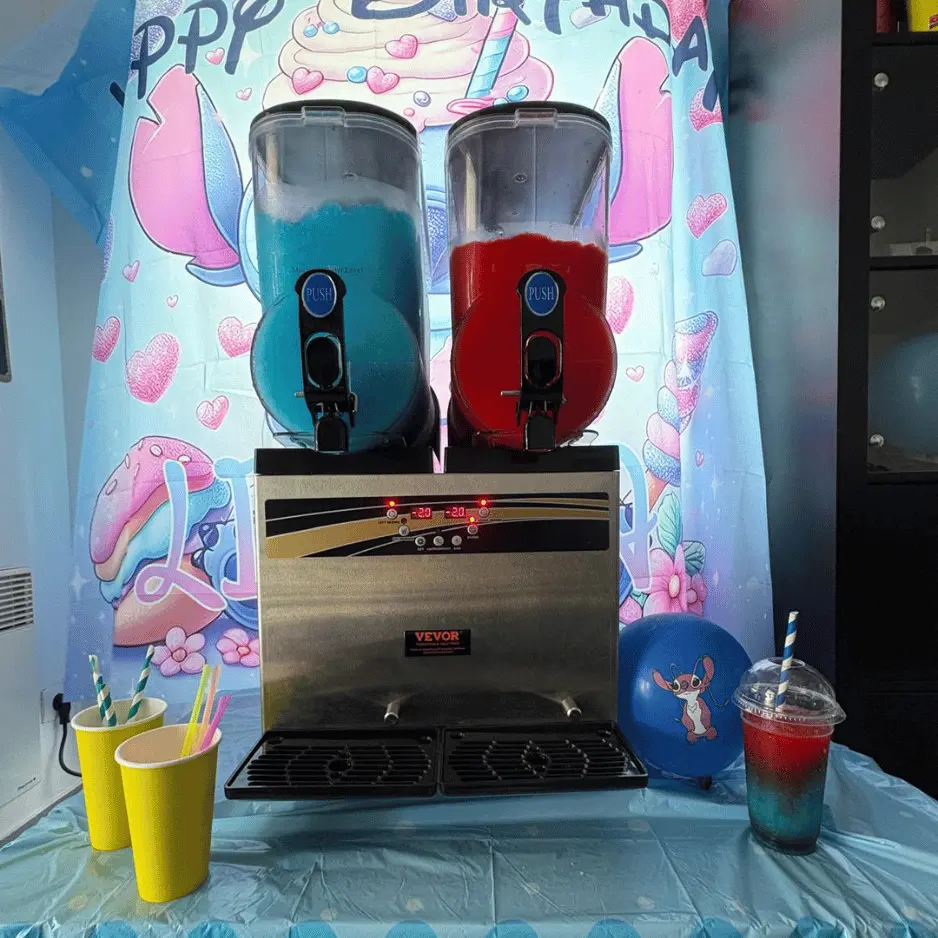 Machine à granita à deux bacs