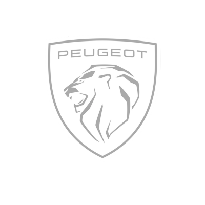 Logo Peugeot blanc