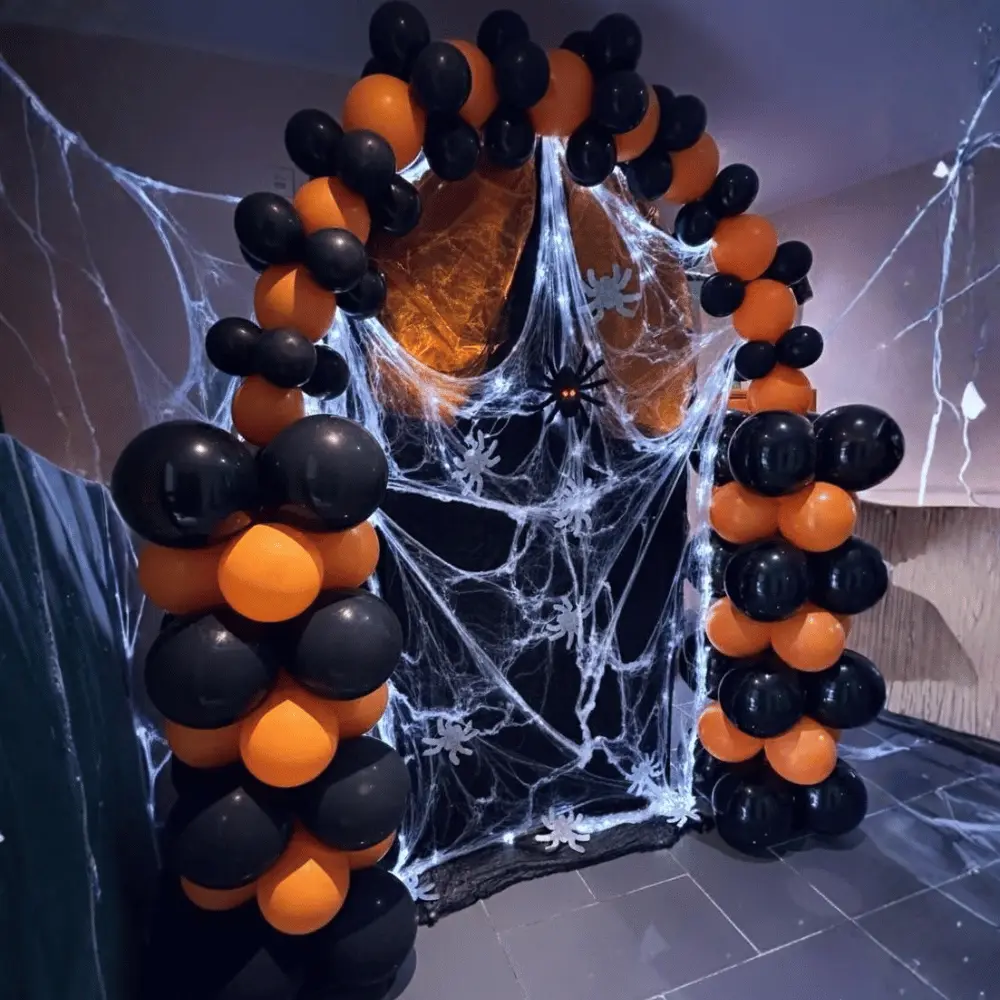 Arche de ballons pour Halloween