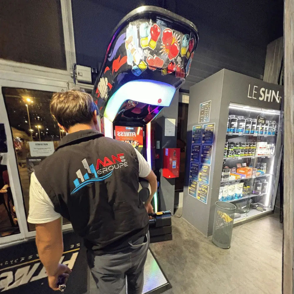 Machine coup de point