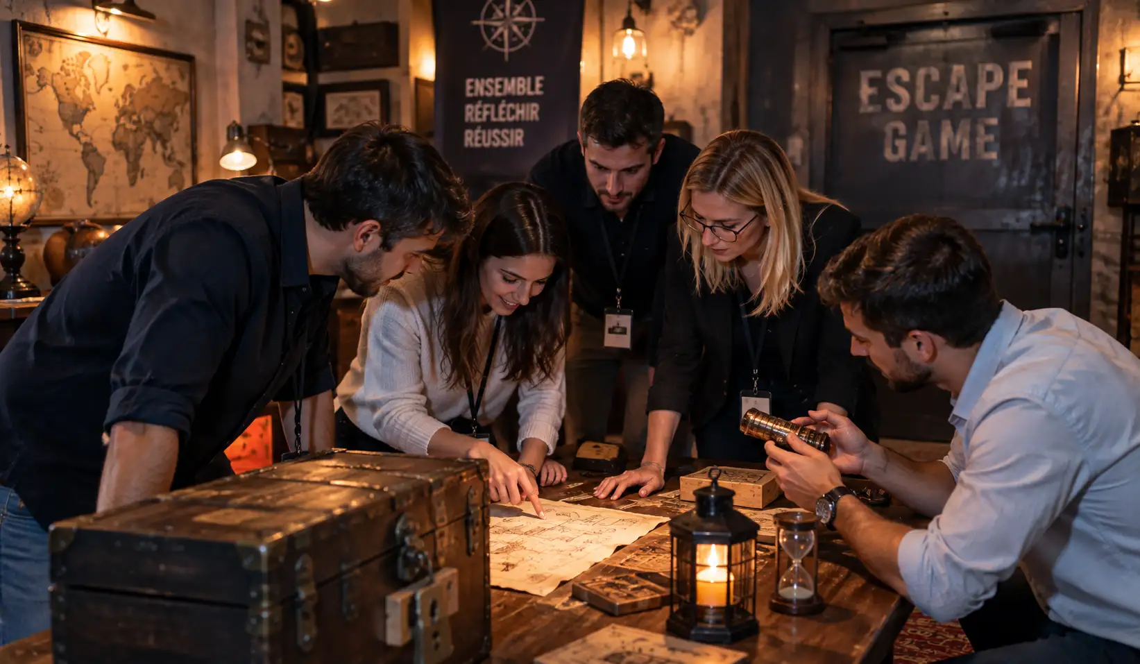 Escape game organisé pour un événement d’entreprise